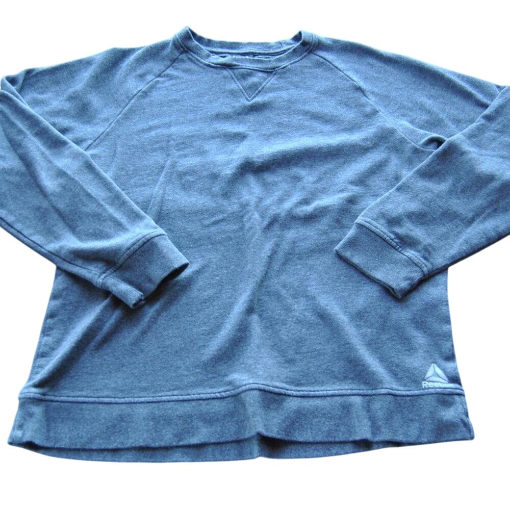 Reebok Gray Pullover Crewneck Sweater Medium